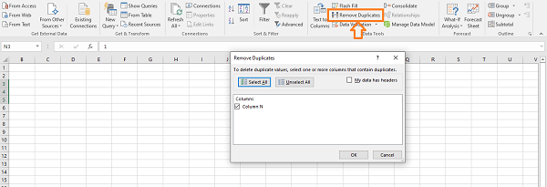 حذف ردیف تکراری در اکسل حذف ردیف تکراری در اکسل