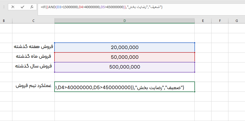 آموزش تابع and
